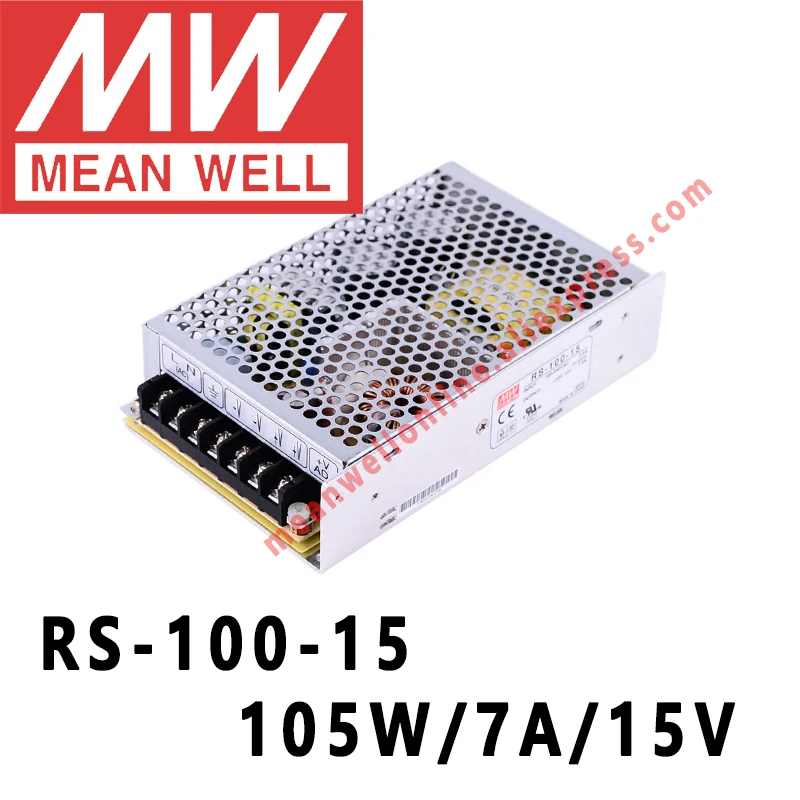 Mean Well Rs 100 Series 100w 12 24vdc Single Output Switching 100w 12 24vdc Single Output Switching