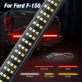 

Triple 432 LED Tail Light Bar 60inch Reverse Brake Stop Turn Signal Lamps NJ88