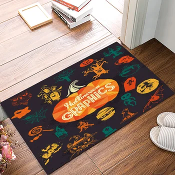 

Cartoon Stickers Door Mat Outdoor Indoor Bathroom Carpet Welcome Mats For Front Door