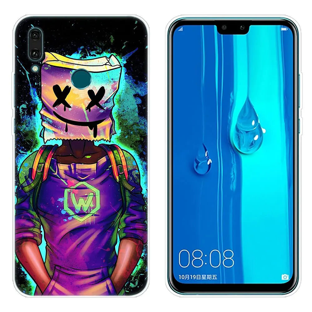 Роскошный мягкий чехол DJ marshmallow для huawei mate 30 20 Lite 10 Pro Y5 Y6 Y7 Pro Y9 Prime Y6 Pro Модный чехол