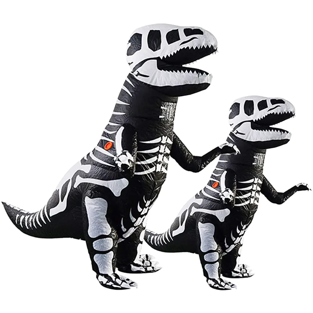 Надувной костюм динозавра для взрослых костюмы косплея T Rex на Хэллоуин надувной
