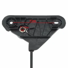 Vehemo черный 205 см капот кабель капот Кабель автомобильные аксессуары светильник уличная шляпа кабель покрытие автомобильные аксессуары