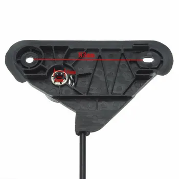 

Vehemo Black 205CM Hood Release Cable Bonnet Hood Cable Car Accessories Light Vehicle Outdoor Bonnet Cable Cover Car Accessories
