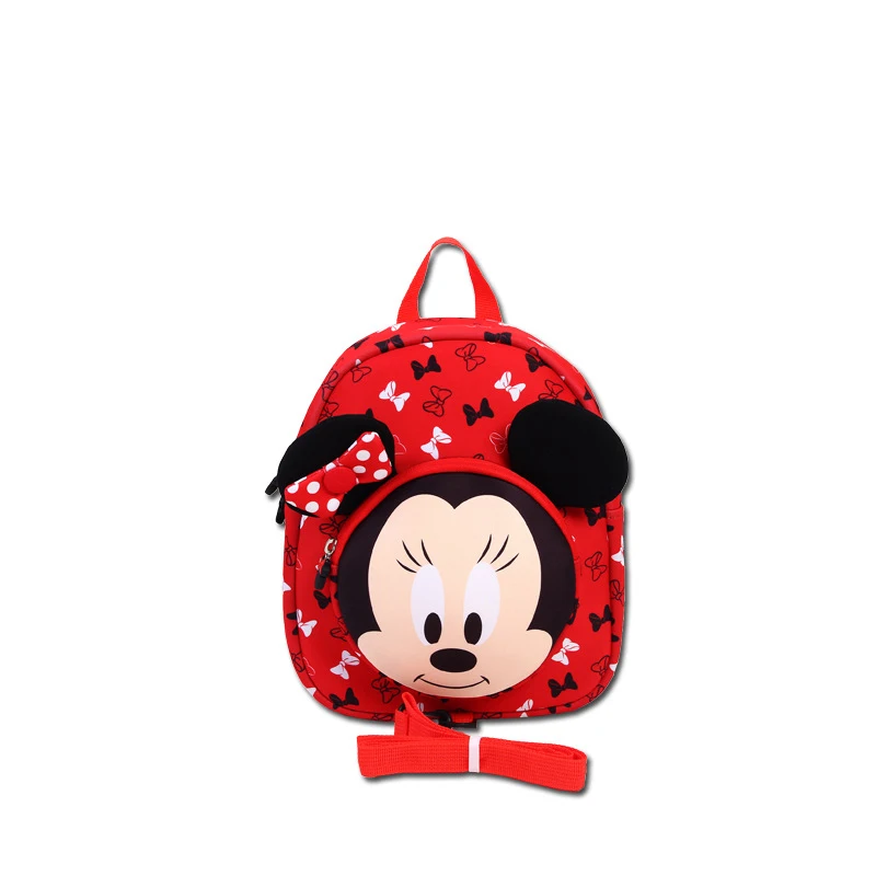Disney младенческой анти-потери мешок ребенка 1-3 лет путешествия рюкзак мультфильм мода плюшевая игрушка-рюкзак - Цвет: 12