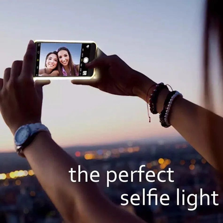 Selfie Light Phone для iPhone6 6s 7 8 Plus XS Max XR X чехол для iPhone со вспышкой роскошный