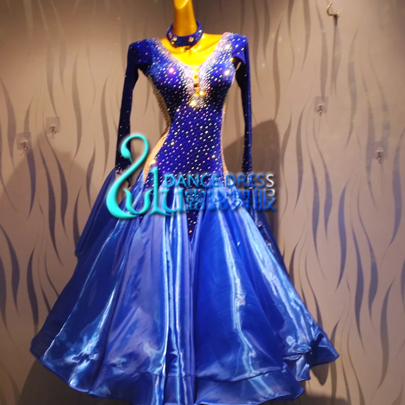 

Women swing tango waltz Smooth us 8 dance competition dress Gradation ballroom dance dress ballroom dance dress