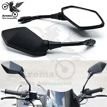 10mm 8mm screw black universal dirt pit bike rear view mirrors motocross part ATV Off-road motorbike rearview mirror for KTM husqvarna honda suzuki yamaha xj6 ybr 125 tdm 850 xt 600 motorcycle accessories moto