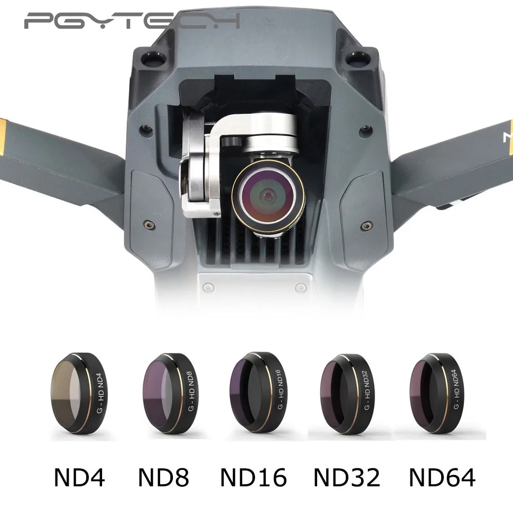 PGYTECH Mavic Pro 6 шт. фильтр для объектива MRC UV ND4 8 16 32 Полярный камеры с нейтральной