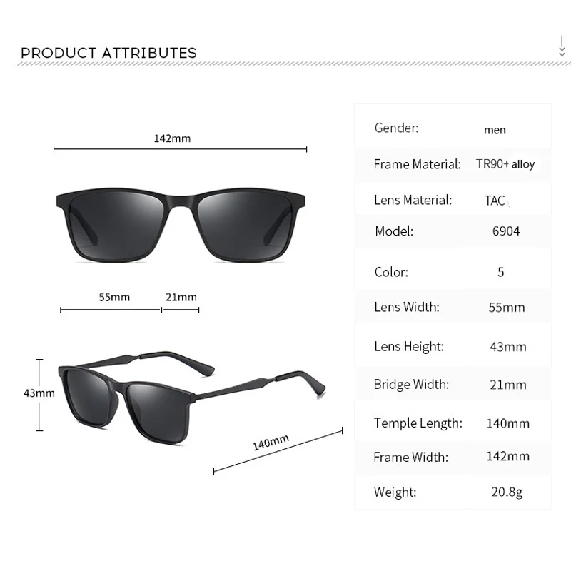 Бренд VCKA, поляризационные мужские солнцезащитные очки, Ретро стиль, квадратная металлическая оправа, очки UV400, мужские и женские очки для вождения, zonnebril heren