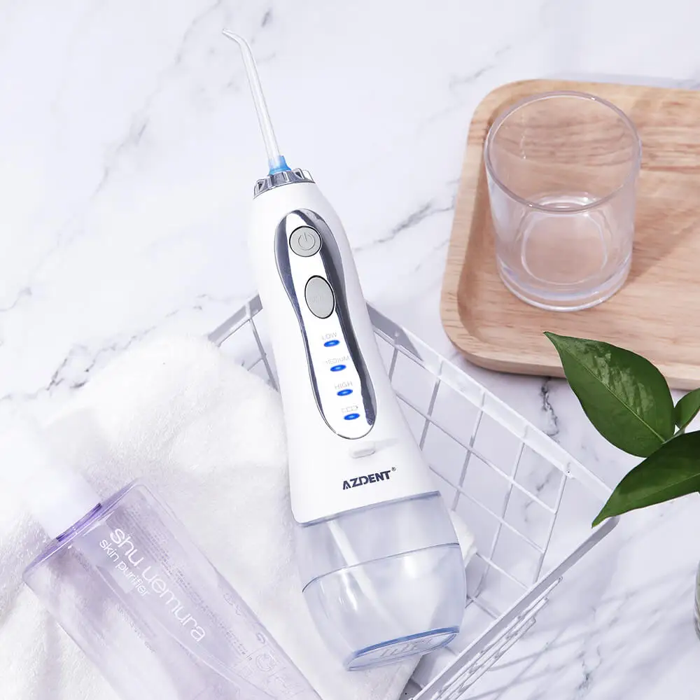 Skup Przenośny irygator doustny USB elektryczna nić dentystyczna 3 tryby czyszczenie zębów 300ml akumulator irygator dentystyczny strumień wody pod ciśnieniem