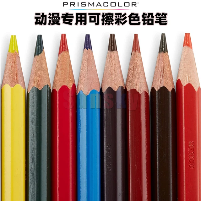 4pcs Prismacolor Col-Erase Erasable Colored Pencil, Single Assorted Colors  (20517) Vivid,erasable Color Strong Medium