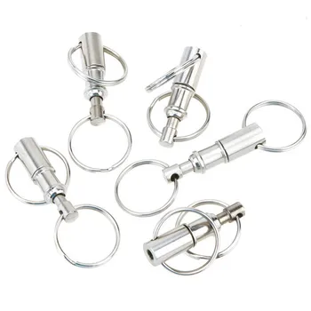 

New 5 pieces split rings / detachable key ring / key chain with two split rings