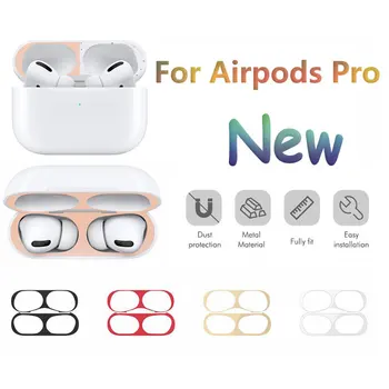

Metal Plating Dust Sticker for Apple Airpods Pro Skin Guard Sticker Case Cover Protective Skin for Airpods Pro 2019 Accessories