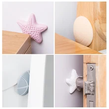 Новая резиновая ручка для двери из ПВХ, буферная Накладка для дверной остановки, буферный бампер, анти-защита от столкновения, дверная пробка для гостиной, высокая прочность