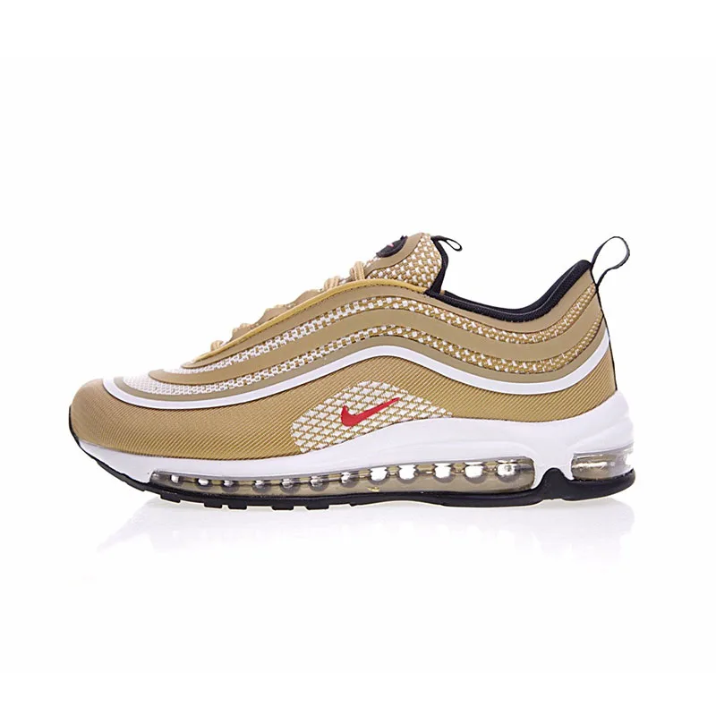 918356-700 Оригинальные мужские кроссовки для бега Nike Air Max 97 UL '17, удобные спортивные уличные кроссовки, классическая спортивная Дизайнерская обувь 918356 - Цвет: 918356-700