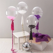 500 шт 10 дюймов толстые прозрачные латексные воздушные шары прозрачные воздушные шары Романтические свадебные украшения на день рождения надувные воздушные шары