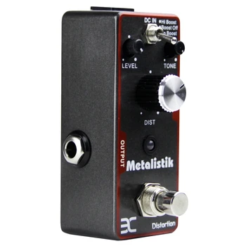 

Eno Ex Metalisk Distorttion Guitar Effect Pedal Electric Guitar Pedal True Bypass Three Controllers (Volume, Tone And Dist) Guit