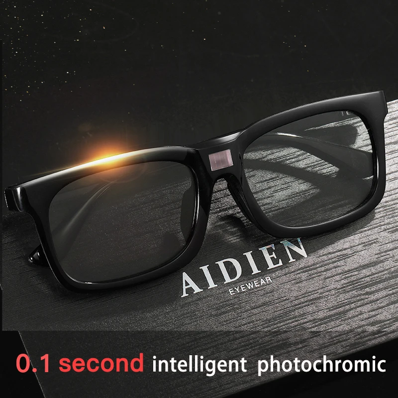 0.1 Second intelligent photochromic sunglasses polarized Change Color transition discolor Chameleon shades driving sun glasses | Аксессуары