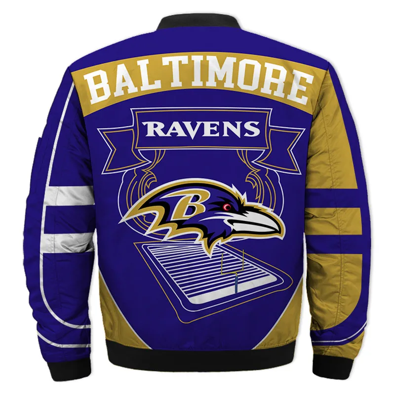 Мода Baltimore Ravens 3D Толстовка крутая футбольная Толстовка