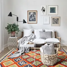 Нордический стиль ручной шерстяной ковер килим/ковры/гобелены/Kerim оконный ковер gc137-6yg4