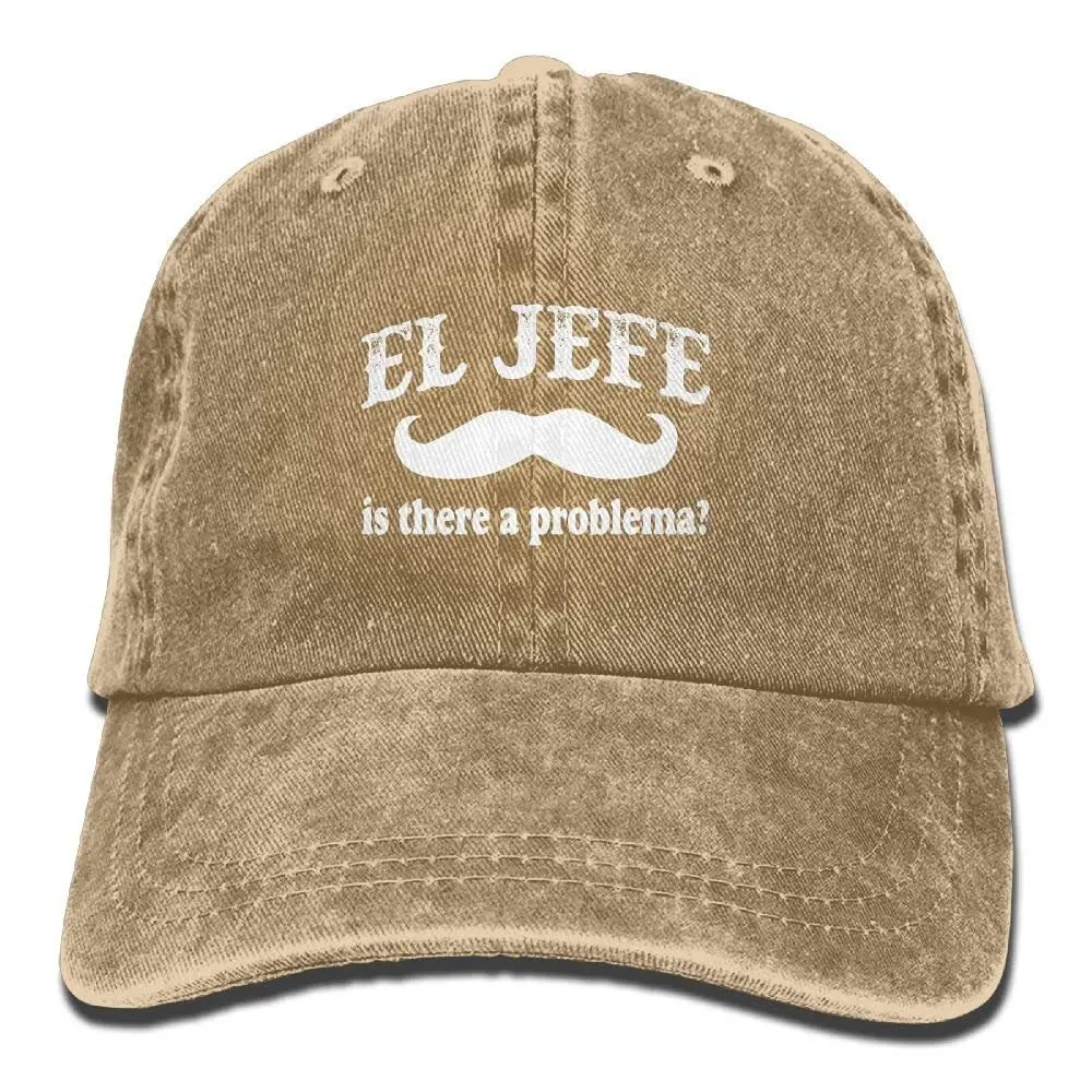 Крутые El Jefe The Boss в испанской мексиканской хлопковой джинсовой бейсболке персонализированные рыбные шляпы