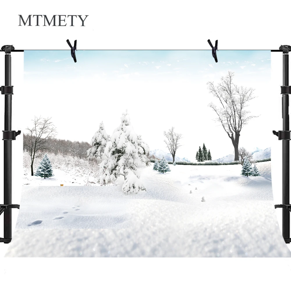 

MTMETY Winter Fantasy snow Photography Background for Romantic Weding Backdrops party Decoration Custom vinyl for Photo Studio