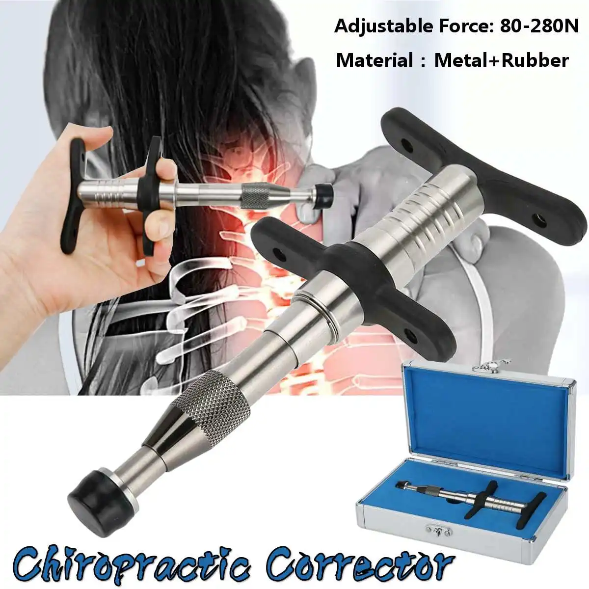 

Manual Adjustable Relax Muscle Massager Spine Correction Therapy Massage Waist lumbar Spine Body Massager Corrector