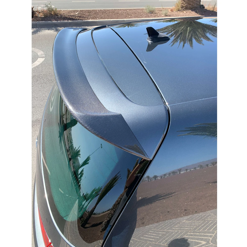 Carbon Fiber / ABS Gloss Rear Roof Spoiler Wing Lip For Volkswagen VW Golf 6 MK6 VI GTI R20 2010-2013 Not for Standard Primer