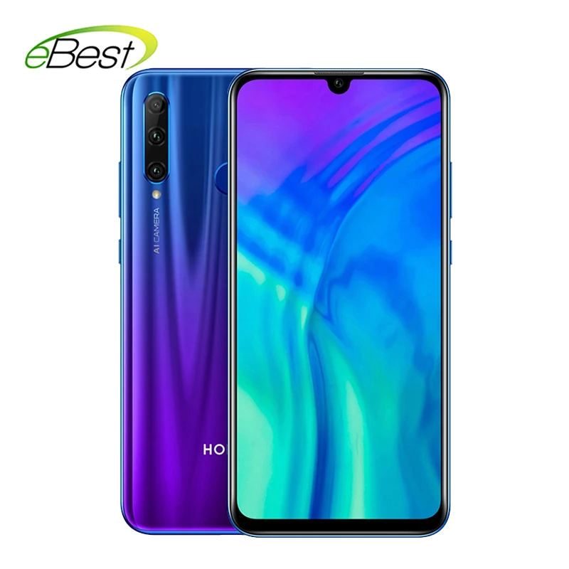 Глобальная версия смартфона Honor 20 Lite 4 Гб 128 ГБ экран 6 21 дюйма FHD + тройная камера AI