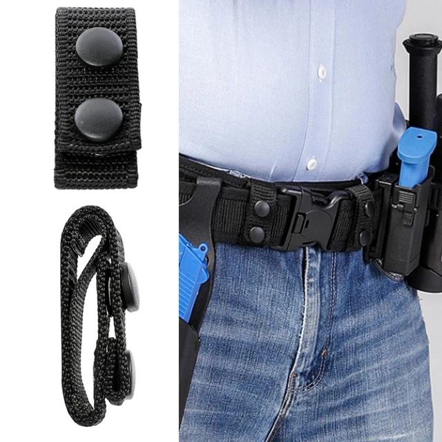 4pcs Double Buckle Duty Belt Loop, Suitable For Outdoor Camping And Hiking.