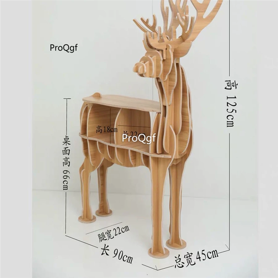 Prodgf 1 Set 125cm height deer shape Art Bookshelf | Обустройство дома