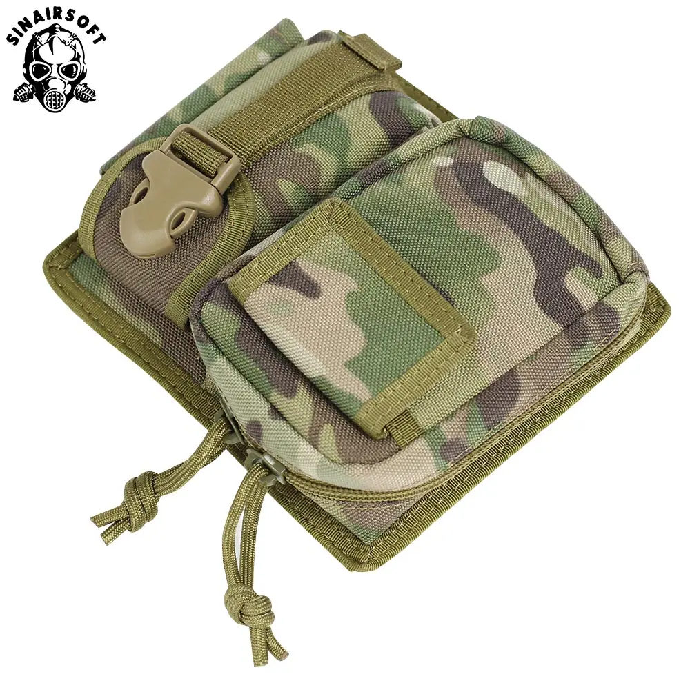 SINAIRSOFT Тактический Molle Чехол поясная сумка водонепроницаемый нейлон многофункциональная повседневная мужская маленькая сумка Мобильный чехол для телефона охотничья сумка