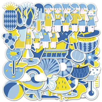 

50PC Original Non-infringing Cute Fresh Summer Style Graffiti Stickers Suitcase Laptop Personalized Waterproof Stickers