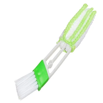 

2 in 1 Multipurpose Window Groove Double Ended Cleaning Brush Car Vent Automobile Keyboard Versatile Cleaning Brush