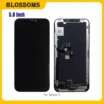 

AAA+++ for IPhone X OLED with 3D Touch Digitizer Assembly No Dead Pixel LCD Screen Replacement Display for IPhoneX LCD with Gift