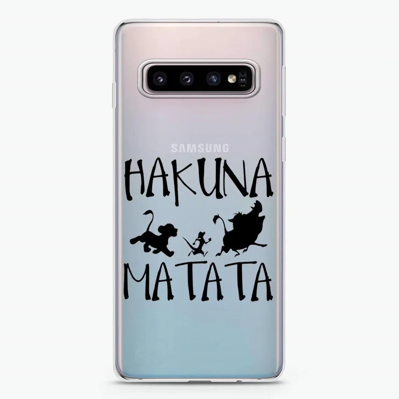 Чехол с изображением короля льва для samsung Galaxy S5 S6 S7 Edge S8 S9 Plus Note 9 мягкий мультяшный чехол для samsung Galaxy S10 Lite S10Plus - Цвет: TPU