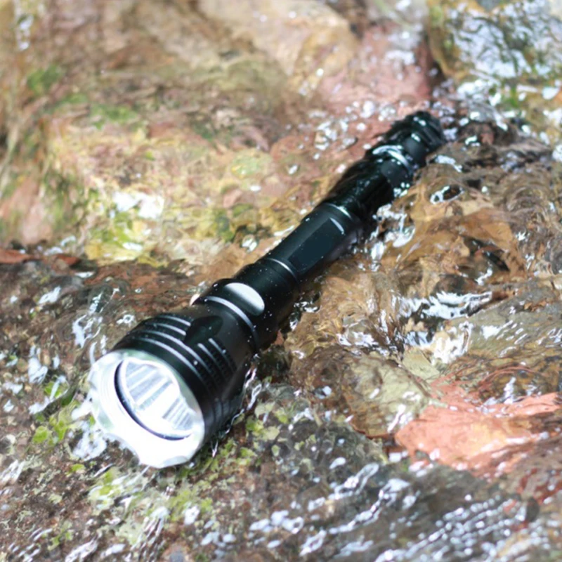 F2 S/L LED Diving Flashlight With 18650 Underwater Scuba Lamp Torch IP68 Diving Equipment 100m Waterproof Swimming Work light