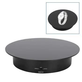 

Rotating Turntable Display Stand for Jewelry 5KG Load Bearing 360 Degrees Battery Powered Jewelry Packaging Display Stand
