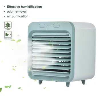 

Portable Air Cooler USB Charging Air Conditioner Fan Desktop Humidifier Cooling Refrigeration Fan for Home Domitory Office Trave