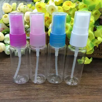 

20ML Multifunction Transparent Plastic Trave Prefume Mist Spray Bottle Split Bottle Lotion Bottle Makeup Tool Random Color