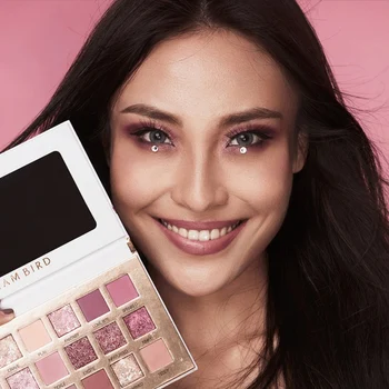 

Tropical Dusk 18 Color Matte Eye Shadow Palette Waterproof Anti-fouling Durable Dyeing Flash Pearl Eye Shadow Powder