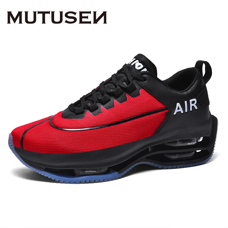 

Air Cushioning Sports Shoes Men High Quality Fashion Casual Men's Sneakers Outdoor Breathable Jogging Running Male Footwear