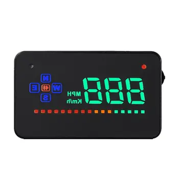 

HUD GPS Car Head Up Display A2 Over Speed Warning Speedometer Real Time Drive Direction Projector 3.5 Inch