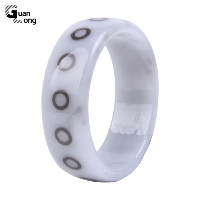 

GuanLong Round Big Fashion Cuff Wide Resin Bangles Bracelet for Women Simple Mix Color Acrylic Geometric Bangle Charm Jewelry