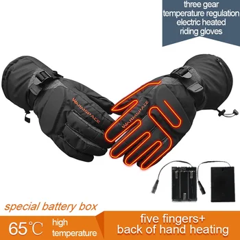 

Riding Ski Cycling Motorcycle Electric Warm Winter Heated Gloves Waterproof Touch Screen Battery Powered Gloves