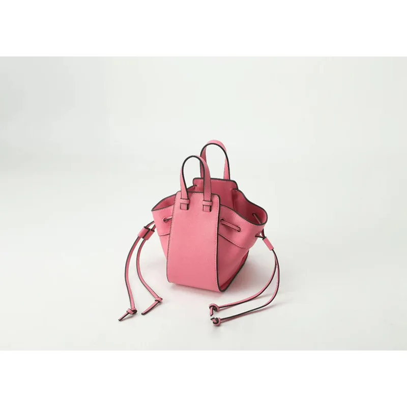 Кожаная женская сумка модная сумка-мешок с одной диагональной сумкой через плечо