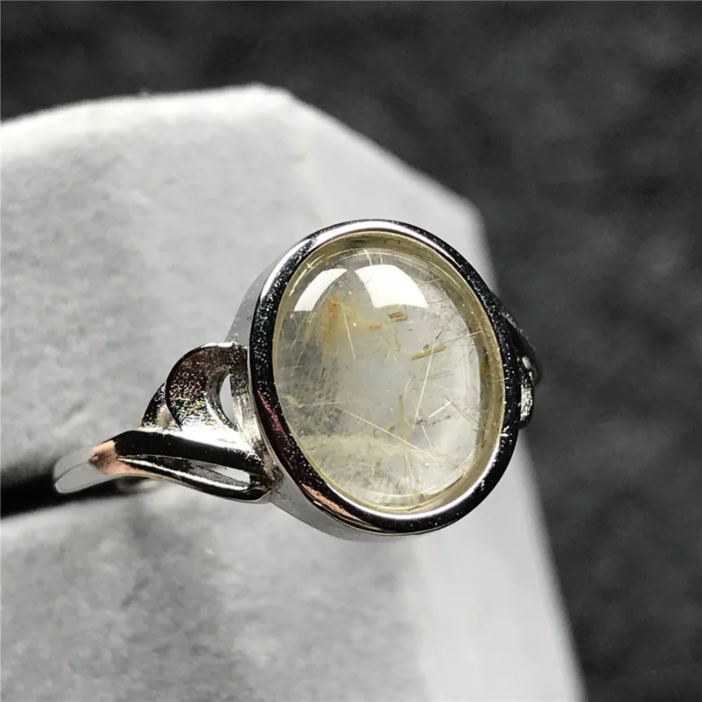 Gold Rutilated Quartz Ring (83)