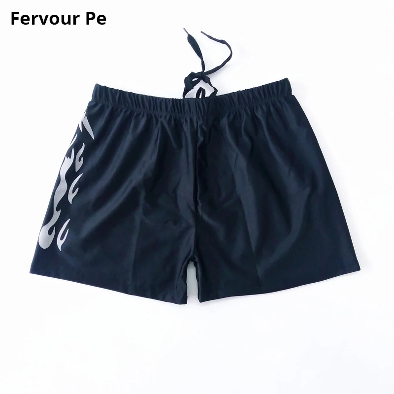 

Men's Board Shorts trunks New arrival Beach shorts Alphabetic Multi flame printing code Obesity bathing shorts A18044