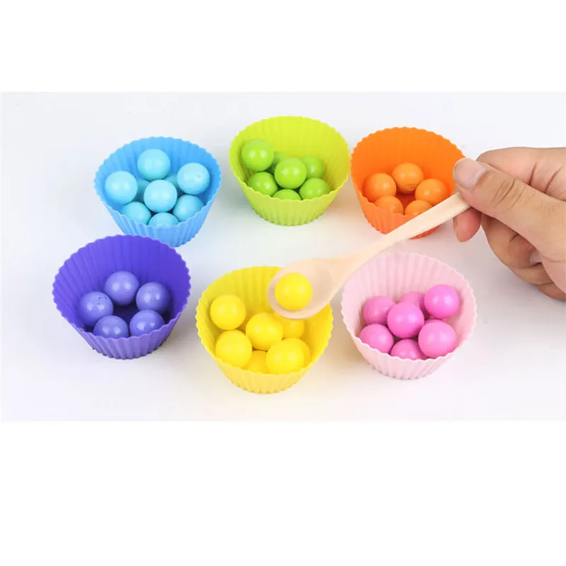 Children's educational toys Sorting Toys for Toddlers Matching Game Color Sorting Preschool Learning Toys juguetes #4O21 (1)
