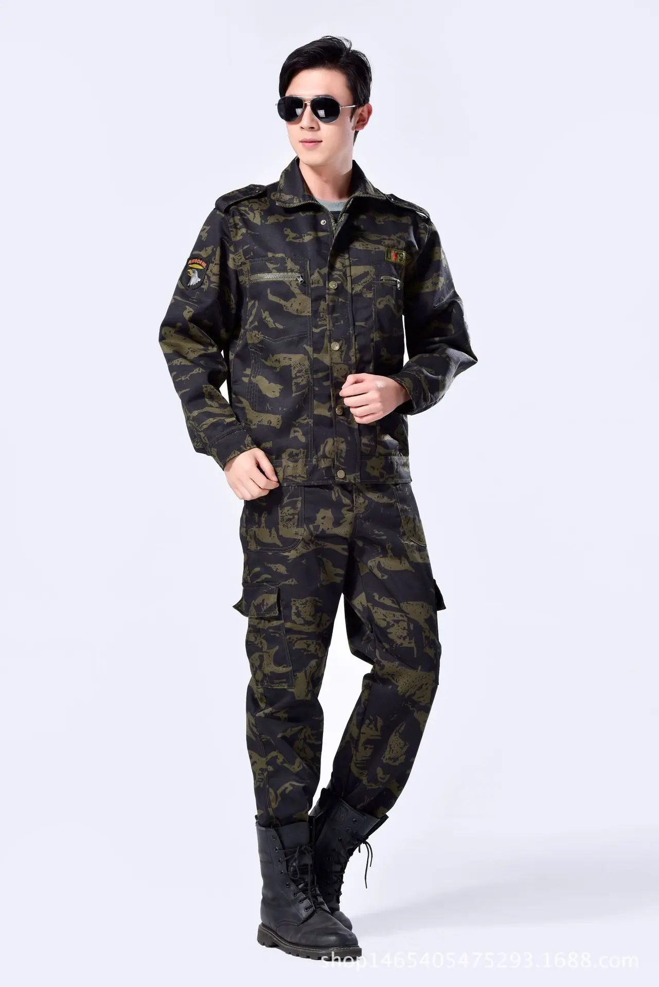 

Black Hawk Camouflage Suit Men's Spring And Autumn Thick Uniforms Men Special Forces Outdoor Field Operations Outdoor Training W